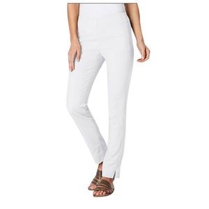 Pull On White Pants by JJILL